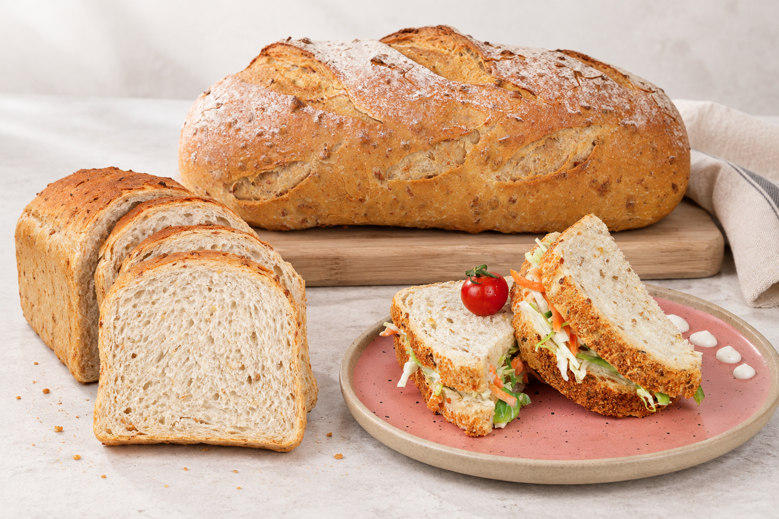 Soya Bread Menu Options